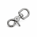 T316 Stainless Steel Swivel Eye Trigger Snap Hook, Marine Boat Hardware for Sailing, Rigging, Rope, Cable, and Outdoor Use - PACK 5