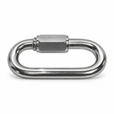 T316 Stainless Steel Quick Link Connector, Marine Boat Screw Link for Rigging, Sailing, Rope, Chain, and Utility Hardware - PACK 5