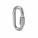 T316 Stainless Steel Quick Link Connector, Marine Boat Screw Link for Rigging, Sailing, Rope, Chain, and Utility Hardware - PACK 5