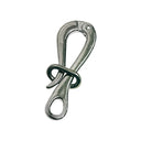 Stainless Steel Pelican Hook with Loop, Marine Boat Rigging Quick Release Hook for Sailing, Rope, Cable, and Outdoor Use - PACK 10