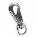 T304 Stainless Steel Swivel Eye Snap Hook, Marine Boat Rigging Clip for Rope, Cable, Chain, and Utility Hardware - PACK 10