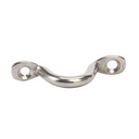 Marine T304 Stainless Steel Footman Loop Pad Eye Strap, Deck Mount Tie Down Hardware for Strap, Webbing, Rope, and Cable - PACK 10