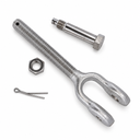Marine Grade T316 Stainless Steel Left Hand Turnbuckle Jaw, Drop Forged Rigging Hardware for Boat, Dock, and Outdoor Use - PACK 4