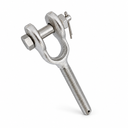 Marine Grade T316 Stainless Steel Left Hand Turnbuckle Jaw, Drop Forged Rigging Hardware for Boat, Dock, and Outdoor Use - PACK 4