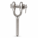 Marine Grade T316 Stainless Steel Left Hand Turnbuckle Jaw, Drop Forged Rigging Hardware for Boat, Dock, and Outdoor Use - PACK 4