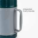 1L / 33 oz Insulated Food Jar, Double Lid Vacuum Insulated Leakproof Thermal Lunch Container for Soup, Stew, and Meals