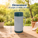 1.3L / 42 oz Insulated Food Jar, Double Lid Vacuum Insulated Leakproof Thermal Lunch Container for Soup, Stew, and Meals