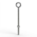 T316 Stainless Steel Fully Threaded 5/8" x 12" Welded Eye Bolt 2400 Lbs WLL