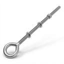 T316 Stainless Steel Fully Threaded 5/8" x 12" Welded Eye Bolt 2400 Lbs WLL