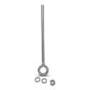 T316 Stainless Steel Fully Threaded 5/8" x 12" Welded Eye Bolt 2400 Lbs WLL
