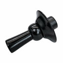 Fairmont 99mm Black Mannequin Neck Block, Dress Form Neck Top Finial, Replacement Neck Cap for Fabric Mannequin Displays