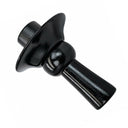 Fairmont 99mm Black Mannequin Neck Block, Dress Form Neck Top Finial, Replacement Neck Cap for Fabric Mannequin Displays