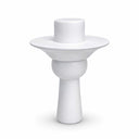 Fairmont 99mm White Mannequin Neck Block, Dress Form Neck Top Finial, Replacement Neck Cap for Fabric Mannequin Displays