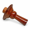 Fairmont 99mm Walnut Mannequin Neck Block, Dress Form Neck Top Finial, Replacement Neck Cap for Fabric Mannequin Displays