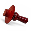 Fairmont 99mm Mahogany Mannequin Neck Block, Dress Form Neck Top Finial, Replacement Neck Cap for Fabric Mannequin Displays