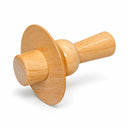 Fairmont 99mm Natural Wood Mannequin Neck Block, Dress Form Neck Top Finial, Replacement Neck Cap for Fabric Mannequin Displays