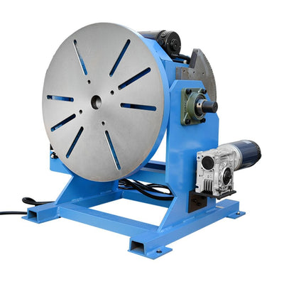 12" Chuck  + 550-1100 LBS Welding Positioner Rotary Table Tilt 0-45-90 110V/400W