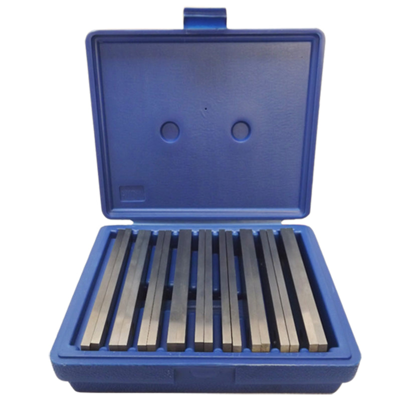 9 Pairs 1/4 x 6" Hardened Steel Parallel Set, Accuracy 0.0002"