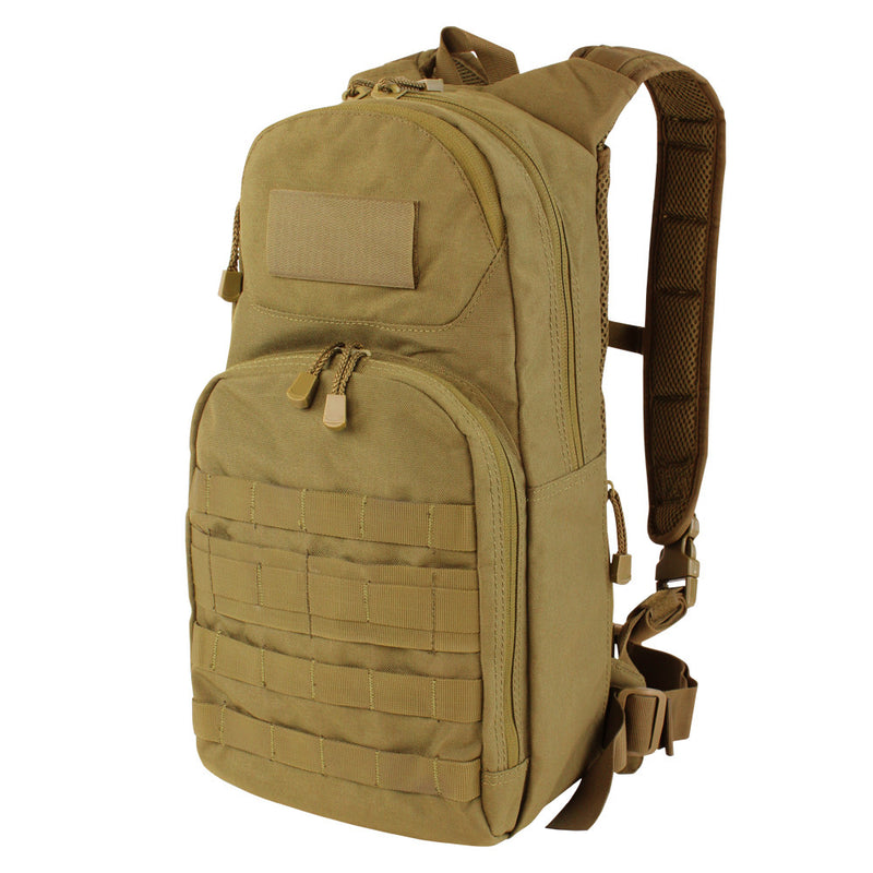 TAN - Molle Fuel Hydration Pack Backpack Bag 2.5 Liter Water Bladder Carrier