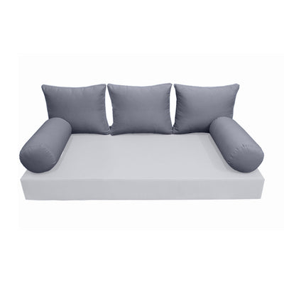 Model-3 TWIN SIZE Bolster & Back Pillow Cushion Outdoor SLIP COVER ONLY