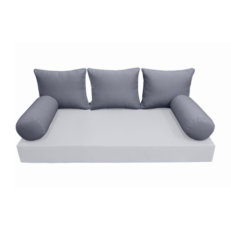 Model-3 TWIN SIZE Bolster & Back Pillow Cushion Outdoor SLIP COVER ONLY