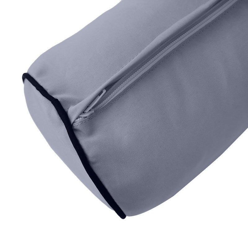 Model-6 TWIN SIZE Bolster & Back Pillow Cushion Outdoor SLIP COVER ONLY