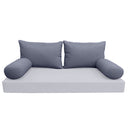 Model-2 CRIB SIZE Bolster & Back Pillow Cushion Outdoor SLIP COVER ONLY