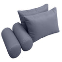 Model-2 CRIB SIZE Bolster & Back Pillow Cushion Outdoor SLIP COVER ONLY