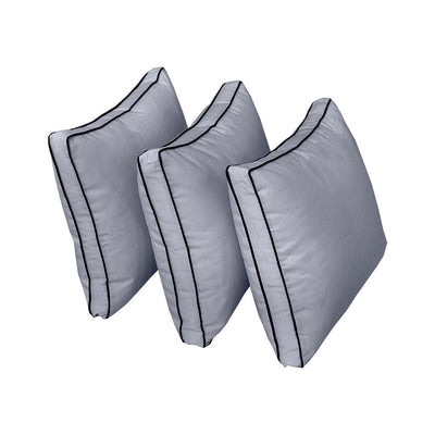 Model-3 TWIN SIZE Bolster & Back Pillow Cushion Outdoor SLIP COVER ONLY