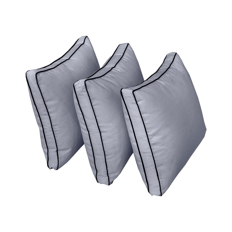 Model-3 TWIN SIZE Bolster & Back Pillow Cushion Outdoor SLIP COVER ONLY