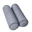 Model-3 QUEEN SIZE Bolster & Back Pillow Cushion Outdoor SLIP COVER ONLY