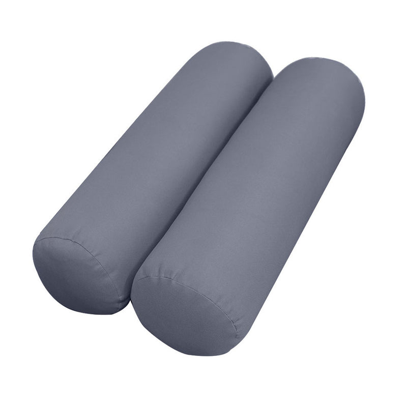 Model-4 FULL SIZE Bolster & Back Pillow Cushion Outdoor SLIP COVER ONLY