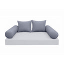 Model-4 TWIN SIZE Bolster & Back Pillow Cushion Outdoor SLIP COVER ONLY