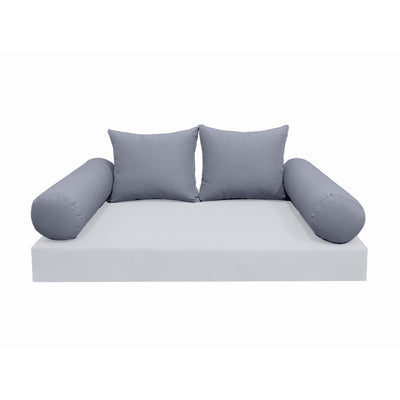 Model-4 FULL SIZE Bolster & Back Pillow Cushion Outdoor SLIP COVER ONLY