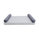 Model-5 TWIN SIZE Bolster & Back Pillow Cushion Outdoor SLIP COVER ONLY