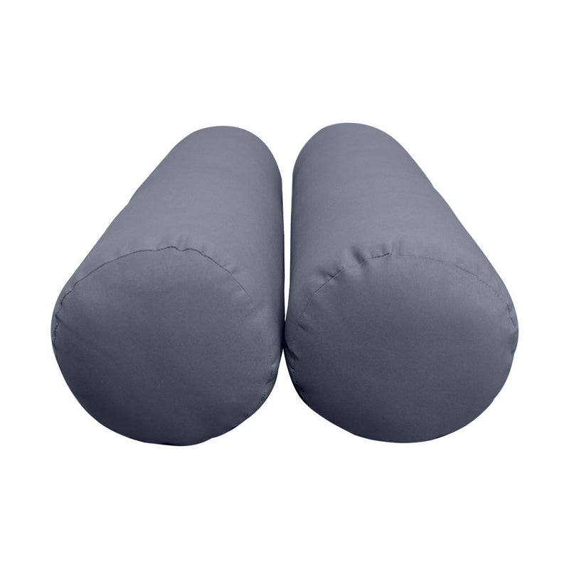 Model-6 TWIN SIZE Bolster & Back Pillow Cushion Outdoor SLIP COVER ONLY