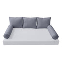 Model-3 TWIN SIZE Bolster & Back Pillow Cushion Outdoor SLIP COVER ONLY