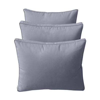 Model-3 TWIN SIZE Bolster & Back Pillow Cushion Outdoor SLIP COVER ONLY