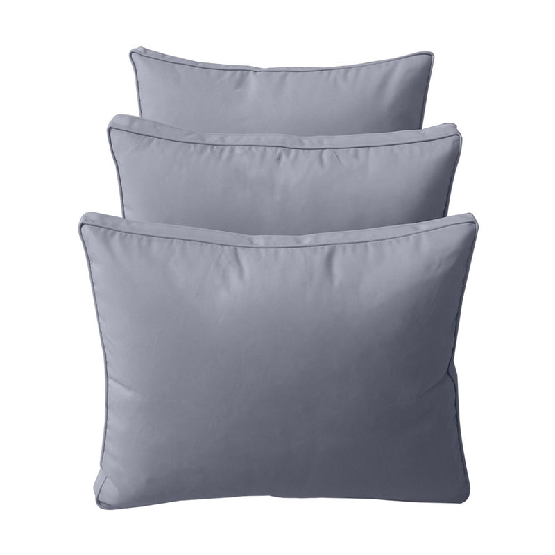 Model-3 TWIN SIZE Bolster & Back Pillow Cushion Outdoor SLIP COVER ONLY