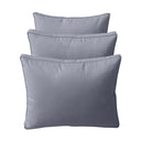 Model-3 QUEEN SIZE Bolster & Back Pillow Cushion Outdoor SLIP COVER ONLY