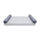 Model-5 CRIB SIZE Bolster & Back Pillow Cushion Outdoor SLIP COVER ONLY