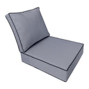Large Size Outdoor Deep Seat Back Rest Bolster SLIP COVERS ONLY