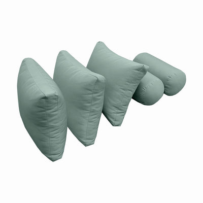 Model-3 TWIN SIZE Bolster & Back Pillow Cushion Outdoor SLIP COVER ONLY