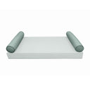 Model-5 CRIB SIZE Bolster & Back Pillow Cushion Outdoor SLIP COVER ONLY