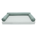 Model-6 FULL SIZE Bolster & Back Pillow Cushion Outdoor SLIP COVER ONLY