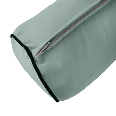 Model-6 TWIN SIZE Bolster & Back Pillow Cushion Outdoor SLIP COVER ONLY