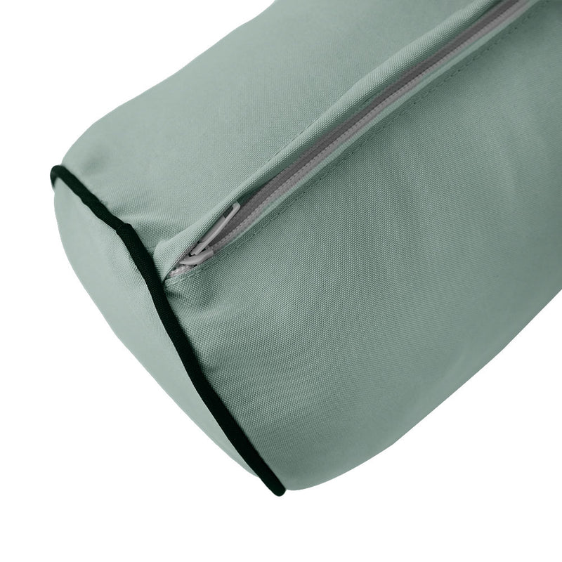 Model-6 QUEEN SIZE Bolster & Back Pillow Cushion Outdoor SLIP COVER ONLY