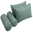 Model-2 TWIN SIZE Bolster & Back Pillow Cushion Outdoor SLIP COVER ONLY