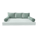 Model-3 FULL SIZE Bolster & Back Pillow Cushion Outdoor SLIP COVER ONLY