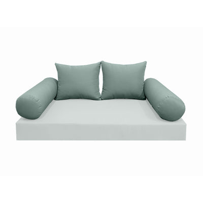 Model-4 FULL SIZE Bolster & Back Pillow Cushion Outdoor SLIP COVER ONLY